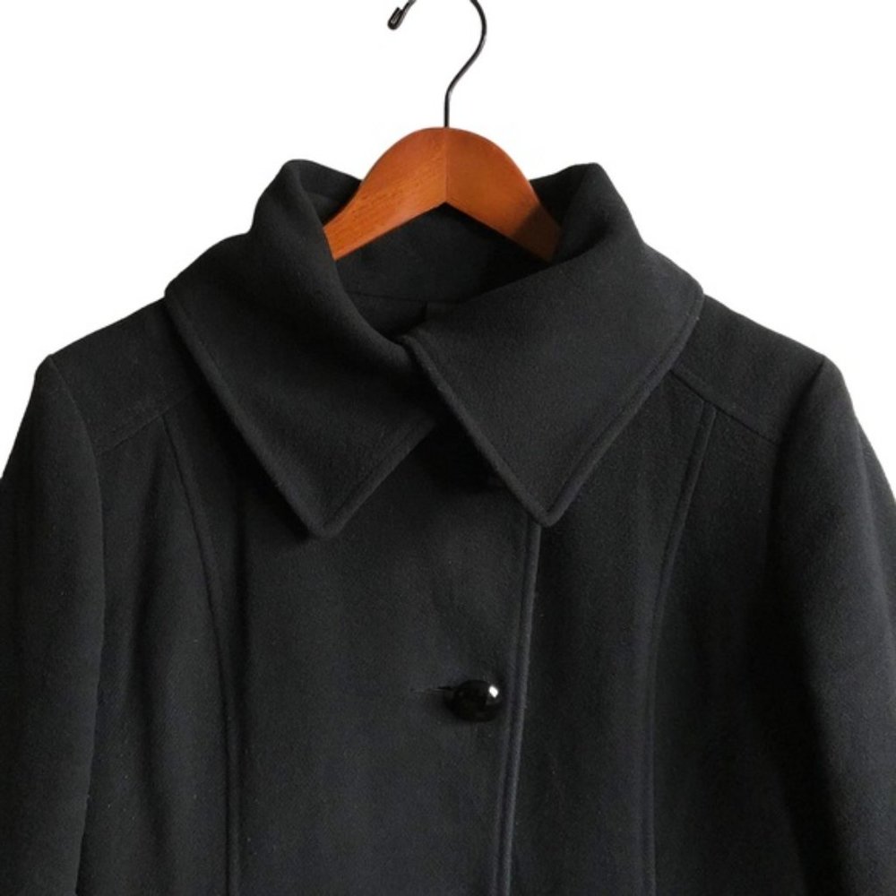 Mackage Wool and Cashmere Coat Size Large Black - Picture 2 of 15